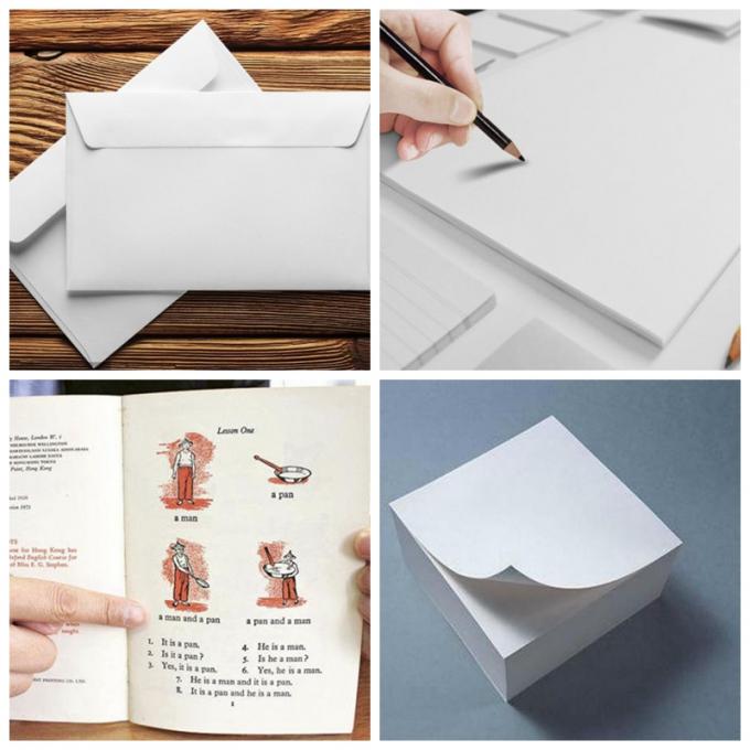 Bright White Shade Offset printing paper uncoated Text Paper 60-80gsm