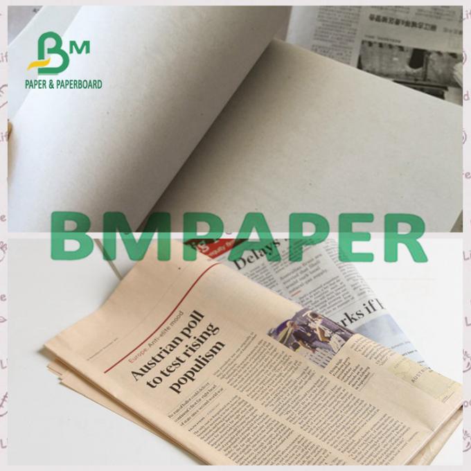 White Wrapping Newsprint Paper Roll 45g 380 X 510 MM For Protect Fragile Items