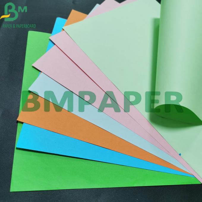 80g Smooth Surface Color Card Paper With Premium Neon Colors