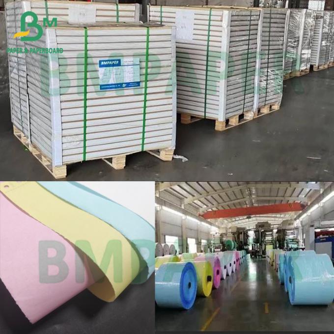 White Canary Pink Blank Carbonless copy Paper CFB NCR Paper For Laser