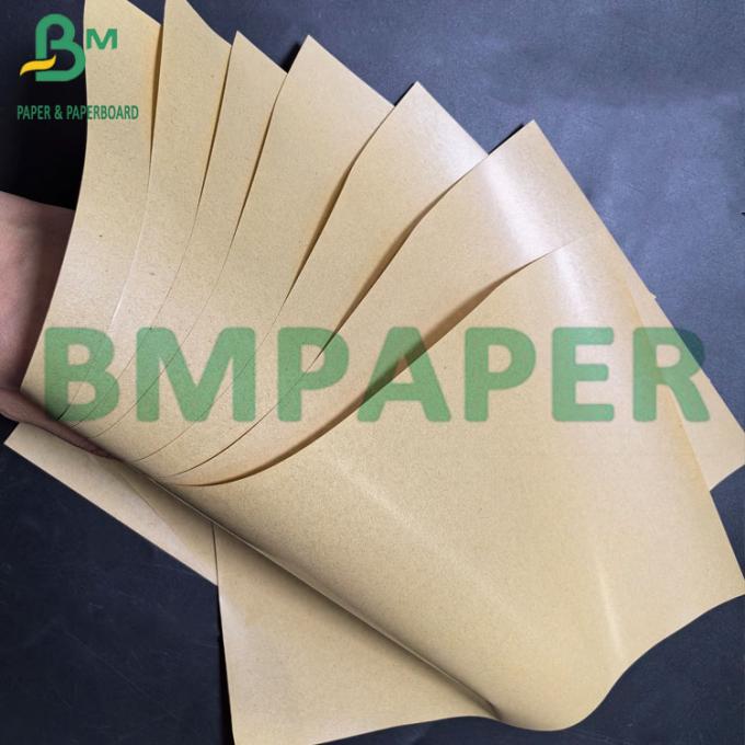 70g+10g PE One Side Laminated Greaseproof Unbleached Kraft Paper