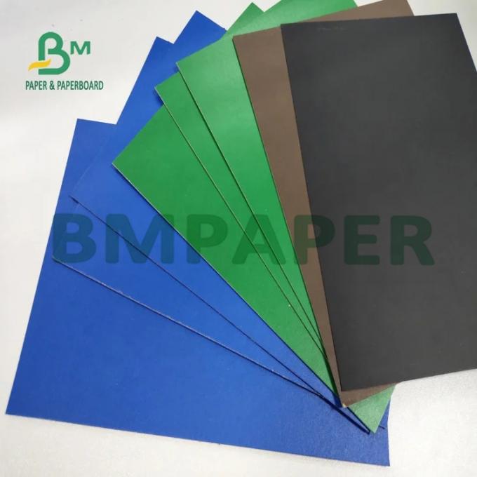 1MM 2MM Green Laminated Board Colour Cards For Cosmetic Case