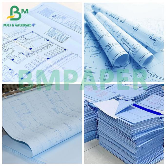 20LB 24 Inch 150ft Double Sided Blueprint Paper Engineering Drawing Paper