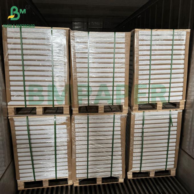 300gsm 350gsm 400gsm Coating 1 Side Bristol Paper Board For Folding Box 22.5″ * 28.5″ 