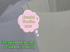 woodfree paper offset paper bond paper white offset printing paper