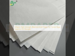 120gsm High Strength Bleached Kraft Paper For Carrier Bags Superior CD Strength