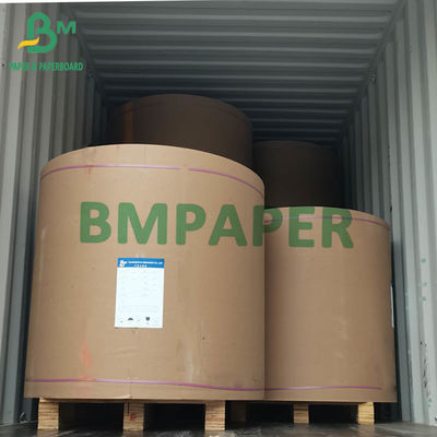 70gsm Extensible Unbleached Kraft Paper Rolls For Cement Bag 1020mm 510mm