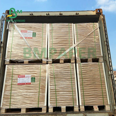 127g 160g Brown Kraft Paper Sheets For Take Out Boxes Tear-Resistance