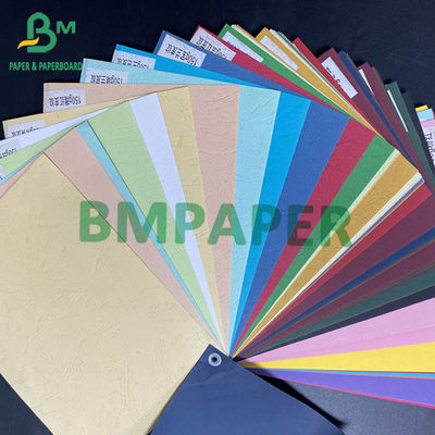 Textured Paper 110gsm 150gsm 230gsm Printable Colorful Cover Paper virgin pulp Sheets