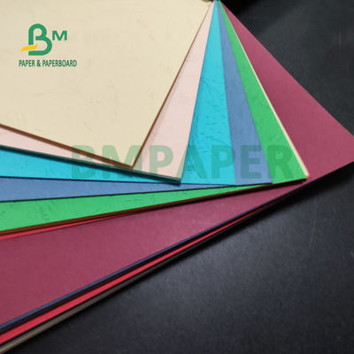 110gsm 150gsm Multi Color Textured Paper Cover For Binding Book 72 x 102cm