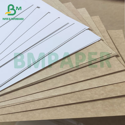Frozen Food Packaging Kraft Paper White Coated Kraft Back For Food Boxes