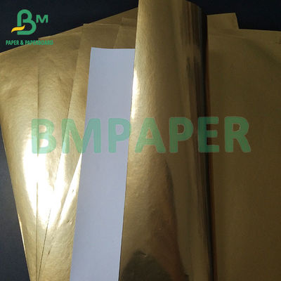 Wholesale Metallic Paper Vacuum Silver Aluminized Wet Strength Metalized Paper For Drinking Label Paper Printing