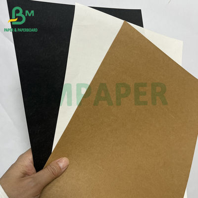 Tear Resistance Sewable 0.55mm 0.35mm Washable Kraft Paper Roll