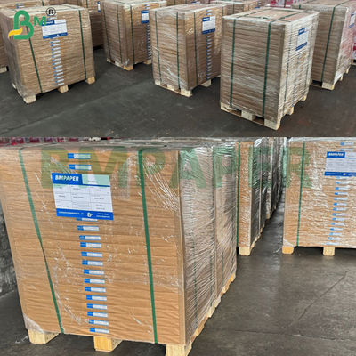 Expansible 80gsm 90gsm Brown Stretch Kraft Paper For Flour Package Bgas 800mm 900mm