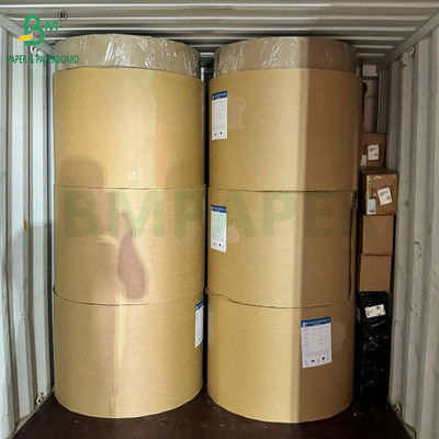 75gsm 80gsm 105gsm Golden Kraft Paper Reel For Bubble Mailers Envelopes