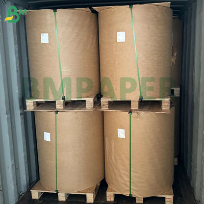 Non - Stick Greaseproof Kraft Silicone Coated Paper 45gsm 50gsm For Pallet Liner Barbecue