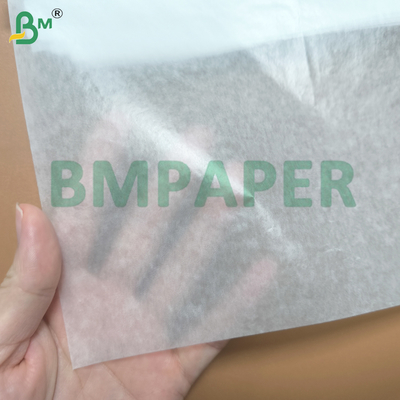 Food Packing White Double Sided Waxed Candy Wrapping Paper 30gsm - 40gsm