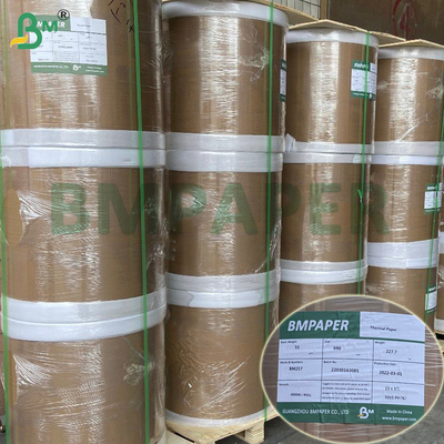 70gsm 80gsm Jumbo Roll Thermal Paper For Pos Printer 490mm Smooth Surface