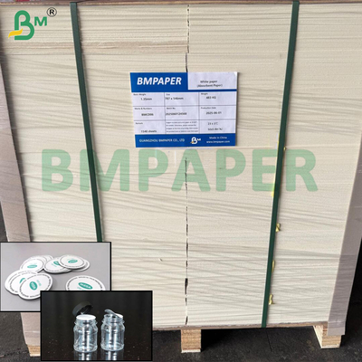 110gsm 130gsm Bottle Cap Lining Paper For Beverage Industry Heat Sealing
