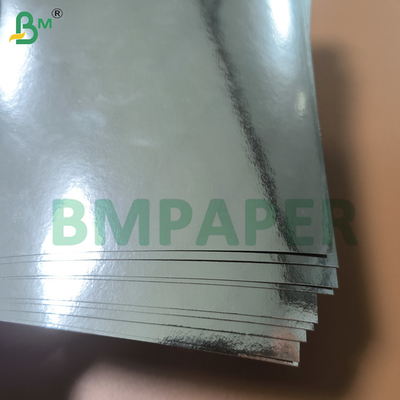 Silver Foil Mirror Cardstock Paper One Sided Metallic Paper Sheets