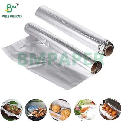 Heat Retention 49GSM 56GSM Food Safe Aluminum Foil Hamburger Wrap Paper