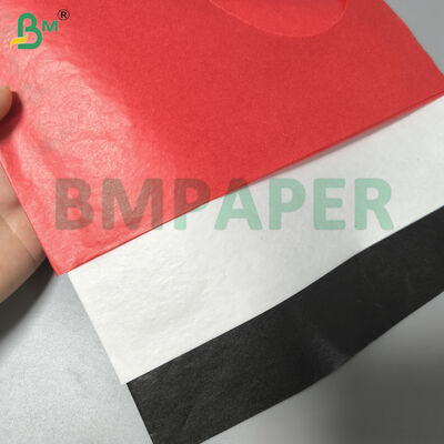 Single Sided Glazed Food Paper For Fruit Bag Inner Layer White Black Red Color
