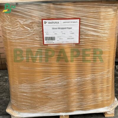 50gsm White Glassine Paper Roll For Producing Fried Food Packaging 500mm Wide