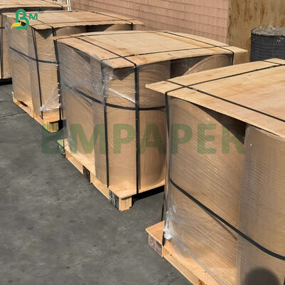 Recyclable Bleached Single FaceB Flute Cardboard For Coffee Cup Sleeve