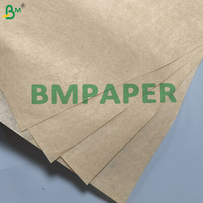 Natural Kraft Glass Interleaving Paper Roll 35 - 40gsm Anti - mold Separating Paper for Automotive PV Coated Glass