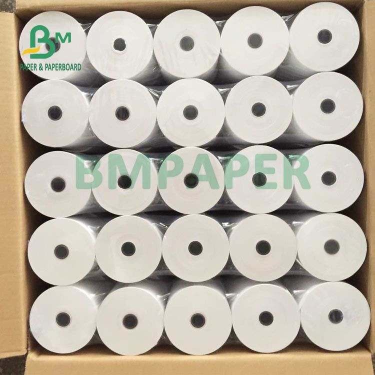 65gsm ATM Machine Printer Thermal Pos Paper Roll For Supermarket 80 x 80mm