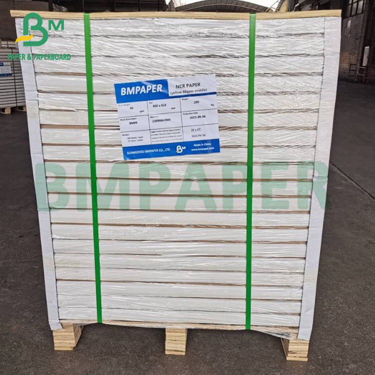 White Canary Pink Blank Carbonless copy Paper CFB NCR Paper For Laser