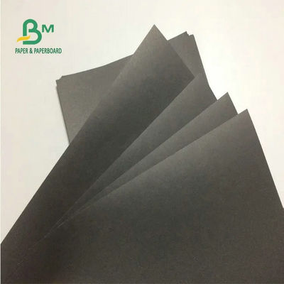 Virgin Pulp Solid Black Paper 100g 120g High Burst Resistance For Shopping Bag