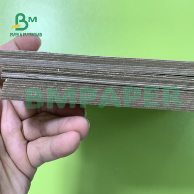 Both Sides Grey Back Straw Board Recycled Pulp Material For Shoes Box 0.45mm - 3.0mm