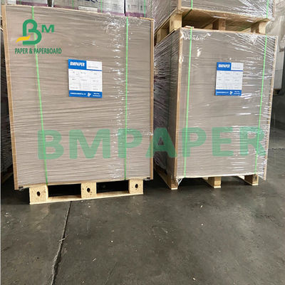 Both Sides Grey Back Straw Board Recycled Pulp Material For Shoes Box 0.45mm - 3.0mm