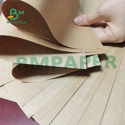 Unbleached Brown Sack Kraft Paper , Plain Jumbo Craft Wrapping Paper Roll