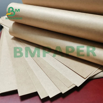 Unbleached Brown Sack Kraft Paper , Plain Jumbo Craft Wrapping Paper Roll