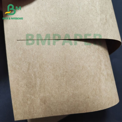 Food Grade Brown Natural Kraft Paper Roll For Bowls Making 300g 400g