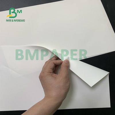 Glossy White Synthetic Paper Sheets , PET Sticker Paper Waterproof For Printing