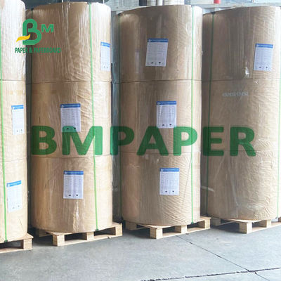 Greyish White Newsprint Paper Roll For Newspaper Printing OEM