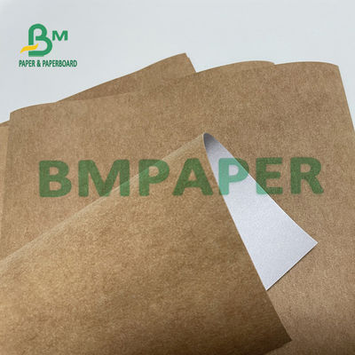 Tote Bag Washable Kraft Paper Tear Resistance With One Side White Colour