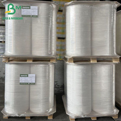 Food Grade Food Wrapping Paper , 40g+ 10g PE Coated White Kraft Paper For Packaging