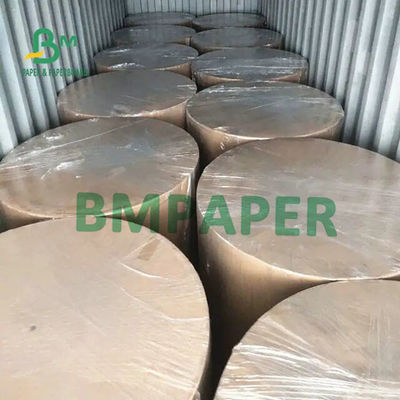 Recyclable Kraft Liner Board , Corrugated Paper Roll For Box 80gsm 90gsm 110gsm