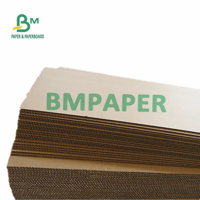 E Flute Single Wall Corrugated Cardboard Sheets For Brown Coffee Cup Cover