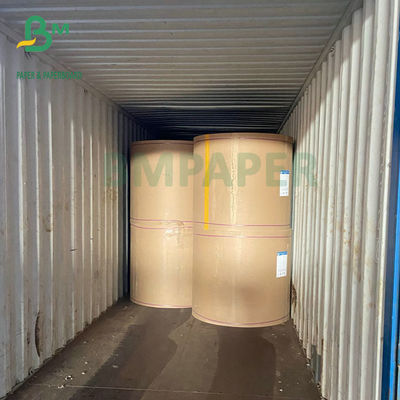 Brown Color Semi Extensible Sack Kraft Paper Roll 97CM Width 70g 75g 80g