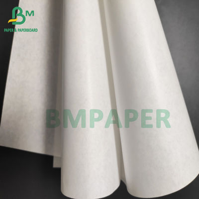 Food Grade White MG Kraft Paper Roll 30gsm - 50gsm  For Food Packaging