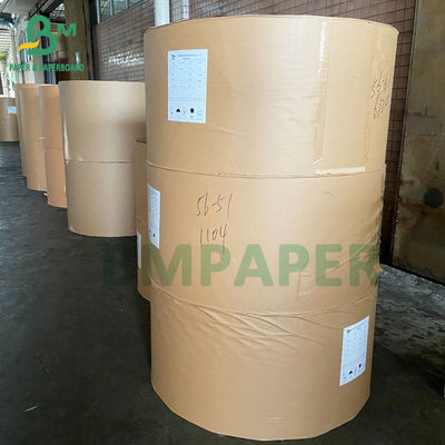 Food Grade White MG Kraft Paper Roll 30gsm - 50gsm  For Food Packaging