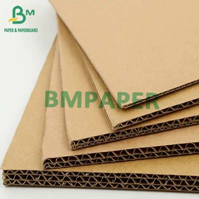 5ply Fluting Corrugated Cardboard Sheets Double Wall 4.5mm Thick