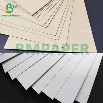 325gsm CCK Clay Coated Kraft Back Paper Moisture Resistant For Folding Carton Boxes