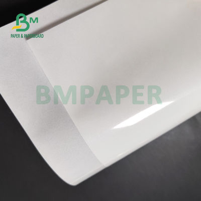 Glossy White Adhesive Sticker Paper 75gsm 80gsm For Supermarket One Side Cast Coating