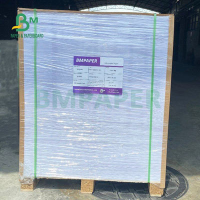 Glossy White Adhesive Sticker Paper 75gsm 80gsm For Supermarket One Side Cast Coating
